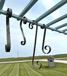 Rustic Metal Curl S Hooks Set of 4 Hanging Hangers