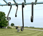 Rustic Metal Curl S Hooks Set of 4 Hanging Hangers