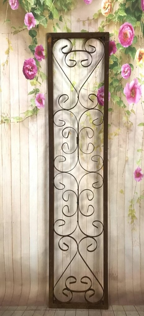 4ft New Orleans Wrought Iron House Shutters - Metal Art