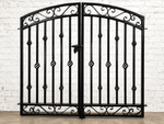 4't x 5'w Center Divide Metal Donovan Entrance Gate
