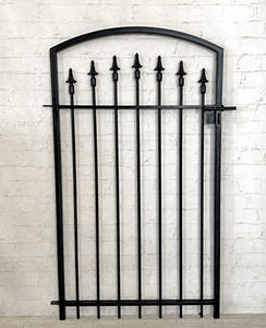 4t x 30w Lamoine Wrought Iron Entry Gate All Spear 