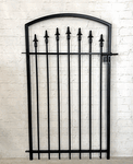 4't x 30"w Lamoine Wrought Iron Entry Gate All Spear 