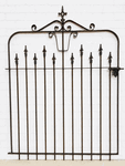 Wrought Iron 4ft Tall x 4ft Wide Ornate Entry Gate