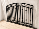 Wrought Iron 4ft Tall x 6ft Wide Center Divide Donovan Gate