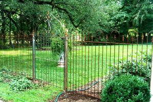 5' Fence and Gate in our Customer's Yard