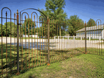 5 ft. Tall Wrought Iron Fence - Custom Cut Panel