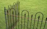5 ft. Tall Wrought Iron Fence - Custom Cut Panel