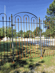 5 ft. Tall Wrought Iron Fence - Custom Cut Panel