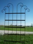 52 Wide Wrought Iron Spin Trellis Plant Support