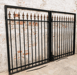56"t Lamoine Flat Top Entry Gate - Driveway Center Divide