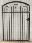 5ft Tall x 4ft Wide Wrought Iron Des Moines Entry Gate