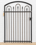 5ft Tall x 4ft Wide Wrought Iron Des Moines Entry Gate