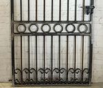 Magnolia Circle Entry Gate - Wrought Iron Welded Secure