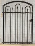 5ft Tall x 4ft Wide Wrought Iron Des Moines Entry Gate