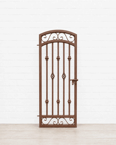 Wrought Iron 5ft Tall x 28in Wide Donovan Entry Gate