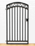 Wrought Iron 5ft Tall x 3ft Wide Delaney Entry Gate
