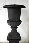 63 Giant Cast Iron Urn Set - Metal Urn Planter SOLD OUT