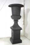 63 Giant Cast Iron Urn Set - Metal Urn Planter SOLD OUT
