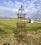 67 3 Tiered Square Basket Showmans Rack - Plant Stand