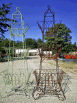 67 3 Tiered Square Basket Showmans Rack - Plant Stand