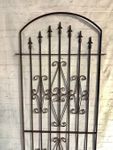 6ft Tall Wrought Iron Curly Clarkson Ornate Garden Gate