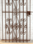 6ft Tall Wrought Iron Curly Clarkson Ornate Garden Gate