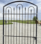 Wrought Iron 6ft Tall X 4ft Wide Des Moines Entrance Gate