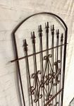 6ft Tall Wrought Iron Curly Clarkson Ornate Garden Gate
