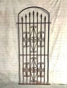 6ft Tall Wrought Iron Curly Clarkson Ornate Garden Gate
