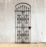 6ft Tall Wrought Iron Curly Clarkson Ornate Garden Gate