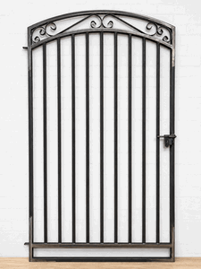 Wrought Iron 6ft Tall x 3.5ft Wide Delaney Entry Gate