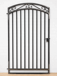 Wrought Iron 6ft Tall x 3.5ft Wide Delaney Entry Gate