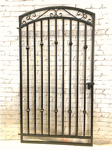 Wrought Iron Delaware Handmade Yard Gate - 6' x 48"