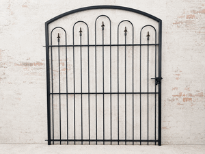 Wrought Iron 6ft Tall x 5ft Wide Des Moines Entry Gate