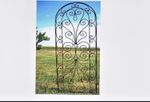 75 Wrought Iron Extra Large Heart Trellis for Garden