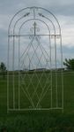 75 Wrought Iron Large Triple Finial Plant Trellis