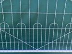 8 Double Wide Gate - 2 - 56t x 48w Galvanized Entry Gates - Woven Wire