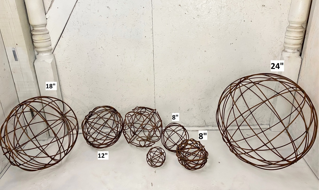 8" Garden Sphere Ball Topiary Wire Frame