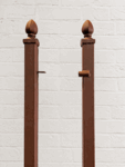 3ft Tall Alexander 3 Gate Or Fence Post For Hardscape Deck