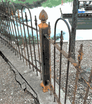 5ft Tall Alexander 3" Gate Or Fence Post For Hardscape Deck