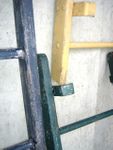 Rustic Wood 5 Step Ladder Pot Rack - Laundry Organization