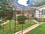Arched Patterson Tunnel Pergola - Ground Up Trellis - 11 Long
