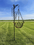Arden Single Shepherds Hook - Metal Garden Flower Display Stand