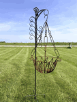 Arden Single Shepherds Hook - Metal Garden Flower Display Stand