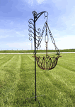 Arden Single Shepherds Hook - Metal Garden Flower Display Stand