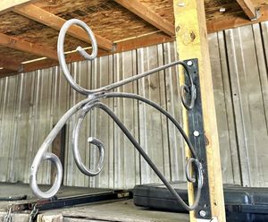 Brawny Planter Hook - Wrought Iron Hanger - Biggest Projects