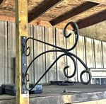 Brawny Planter Hook - Wrought Iron Hanger - Biggest Projects