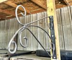 Brawny Planter Hook - Wrought Iron Hanger - Biggest Projects