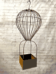 Metal Hot Air Balloon Basket - Pot Flower Holder Planter
