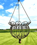 Wrought Iron Large Bouquet Hanging Planter Basket